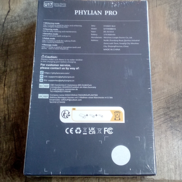 PHYLIAN PRO U17 Electric Toothbrush - Picture 5 of 5